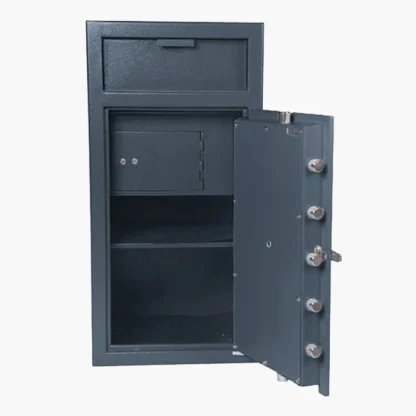 Hollon FD-4020CILK Depository Safe with Dial Combination Lock and L-Handle