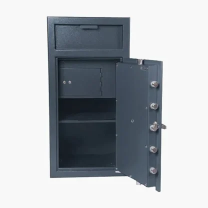 Hollon FD-4020EILK Depository Safe with Electronic Lock and L-Handle - Inner Locking Compartment