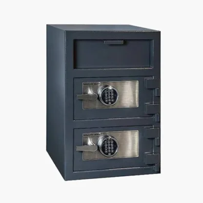 Hollon FDD-3020EE Depository Safe with Dual Electronic Locks and L-Handles