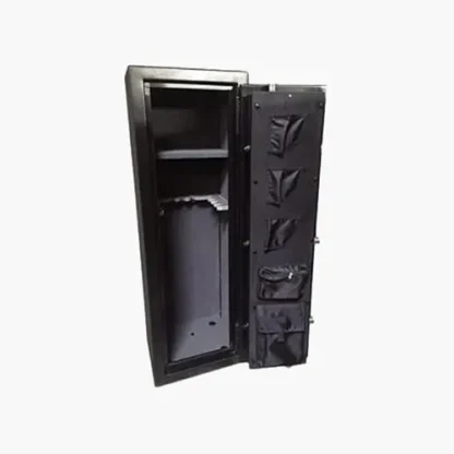 Hollon HGS-11E Hunter Series Gun Safe in Color Black with Electronic Lock and L-Handle - Shelves & Door Organizer