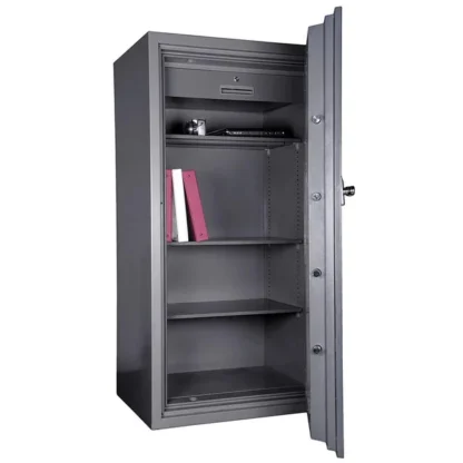 Hollon HS-1600C 2-Hour Office Safe with Dial Combination Lock and L-Handle - Shelves