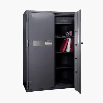 Hollon HS-1750E 2-Hour Office Safe with Electronic Lock and Dual L-Handles - Shelves