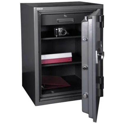 Hollon HS-880C 2-Hour Office Safe with Dial Combination Lock and L-Handle - Shelves