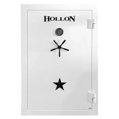 Hollon RG-39C Republic Gun Safe in White Color with Electronic Lock and 5-Spoke Handle