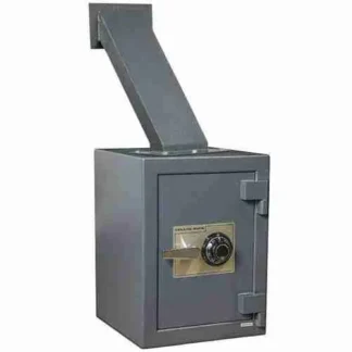 Hollon TTW-2015 Through-The-Wall Deposit Safe with Dial Combination Lock