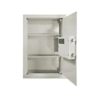 Hollon WS-BIO-1 Wall Safe with Biometric Lock - Shelves