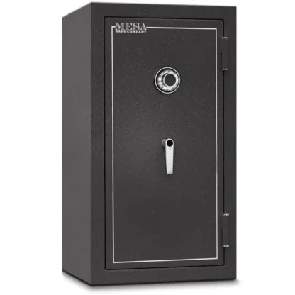 Mesa MBF3820C Burglar Fire Safe with Dial Combination Lock, Shelves, Steel Live Locking Bolts and L-Handle