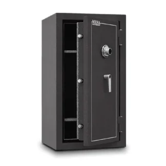 Mesa MBF3820C Burglar Fire Safe with Dial Combination Lock, Shelves, Steel Live Locking Bolts and L-Handle