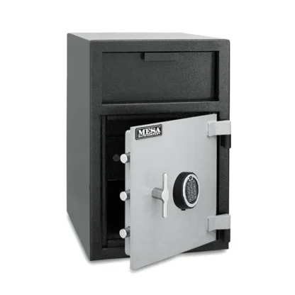 Mesa MFL25EILK Cash Management Depository Safe with Electronic Lock and Rotary Handle