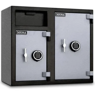 Mesa MFL2731EE Dual Chamber Depository Safe with Double Electronic Locks