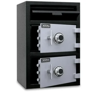 Mesa MFL3020CC Double Door Depository Safe with Dual Dial Combination Locks and Rotary Handles