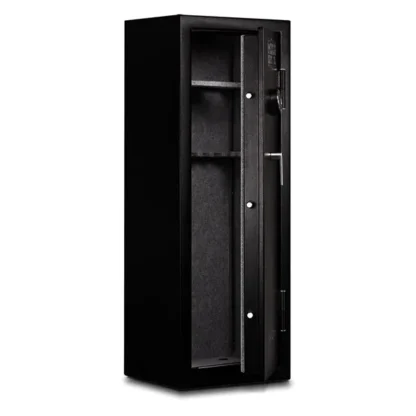 Mesa MGL14C Gun Rifle Safe with Dial Combination Lock and L-Handle - Shelves