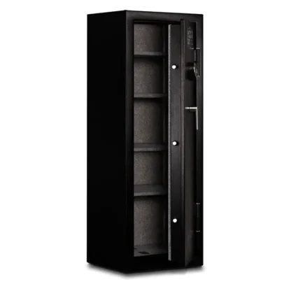 Mesa MGL14C Gun Rifle Safe with Dial Combination Lock and L-Handle - Shelves