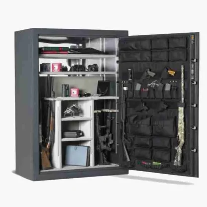 AMSEC BFII7250 Gun Rifle Safe with Electronic Lock, 5-Spoke Handle and Pull Handle - Shelves, Gun Rack & Door Organizer