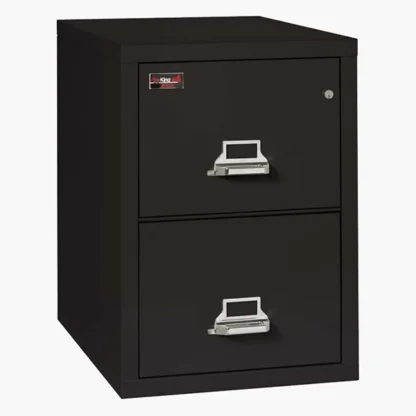 FireKing 2-2130-2 Two-Hour Vertical Fire File Cabinet in Black Color with UL High-Security Key Lock