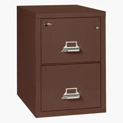 FireKing 2-2130-2 Two-Hour Vertical Fire File Cabinet in Brown Color with UL High-Security Key Lock