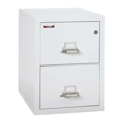 FireKing 2-2131-C Fire File Cabinet in Arctic White with UL High-Security Key Lock