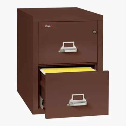 FireKing 2-2131-C Fire File Cabinet in Brown with UL High-Security Key Lock