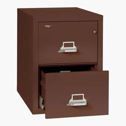 FireKing 2-2131-C Fire File Cabinet in Brown with UL High-Security Key Lock