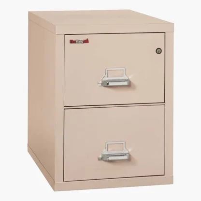 FireKing 2-2131-C Fire File Cabinet in Champagne with UL High-Security Key Lock