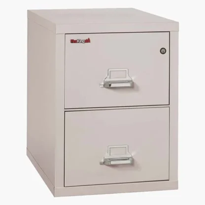 FireKing 2-2131-C Fire File Cabinet in Platinum with UL High-Security Key Lock