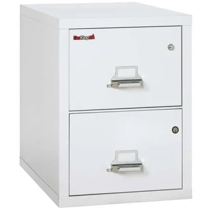 FireKing 2-2131-CSF Safe in a File Cabinet in Arctic White Color with UL High-Security Key Lock