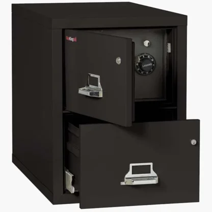 FireKing 2-2131-CSF Safe in a File Cabinet in Black Color with UL High-Security Key Lock