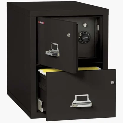 FireKing 2-2131-CSF Safe in a File Cabinet in Black Color with UL High-Security Key Lock