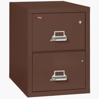 FireKing 2-2131-CSF Safe in a File Cabinet in Brown Color with UL High-Security Key Lock