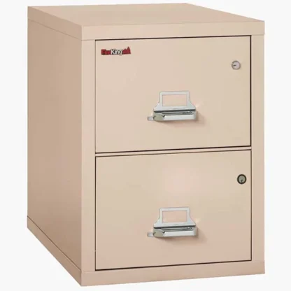 FireKing 2-2131-CSF Safe in a File Cabinet in Champagne Color with UL High-Security Key Lock