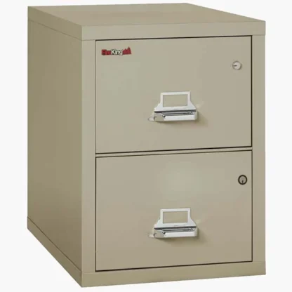 FireKing 2-2131-CSF Safe in a File Cabinet in Pewter Color with UL High-Security Key Lock