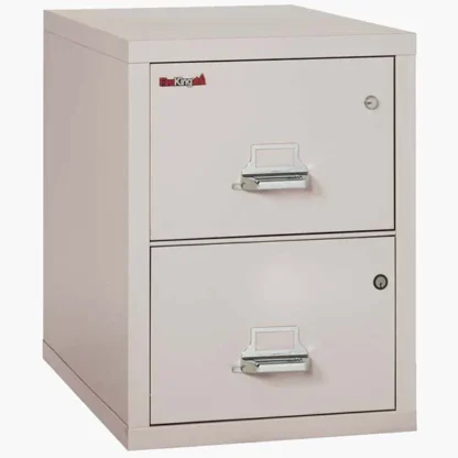 FireKing 2-2131-CSF Safe in a File Cabinet in Platinum Color with UL High-Security Key Lock