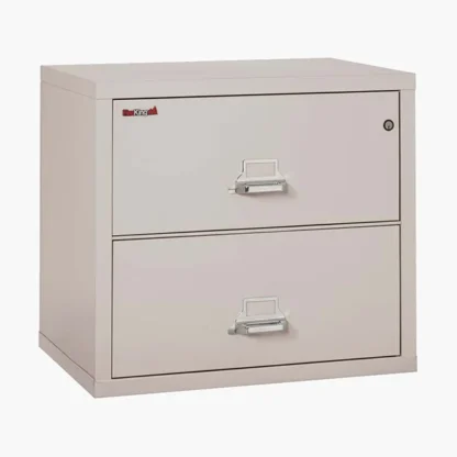 FireKing 2-3122-C Lateral Fire File Cabinet in Platinum with UL High-Security Key Lock