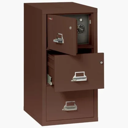 FireKing 3-2131-CSF Safe In A File Cabinet with Key Lock in Brown Color