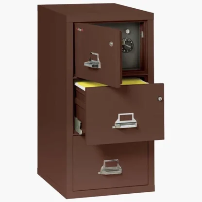 FireKing 3-2131-CSF Safe In A File Cabinet with Key Lock in Brown Color