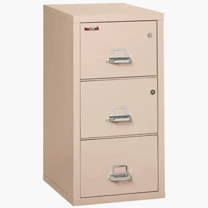 FireKing 3-2131-CSF Safe In A File Cabinet with Key Lock in Champagne Color