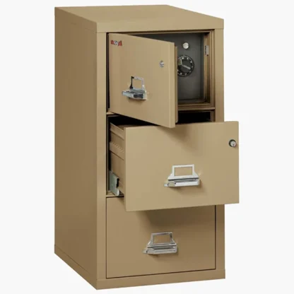 FireKing 3-2131-CSF Safe In A File Cabinet with Key Lock in Sand Color