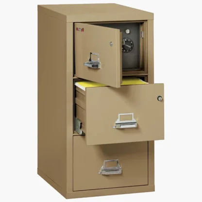 FireKing 3-2131-CSF Safe In A File Cabinet with Key Lock in Sand Color