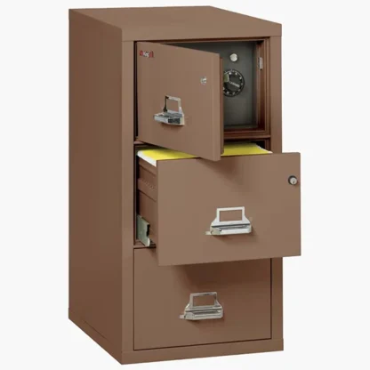 FireKing 3-2131-CSF Safe In A File Cabinet with Key Lock in Tan Color