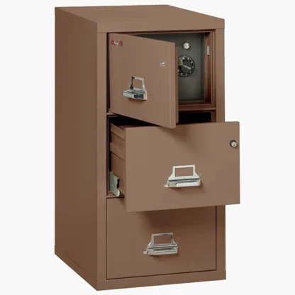 FireKing 3-2131-CSF Safe In A File Cabinet with Key Lock in Tan Color