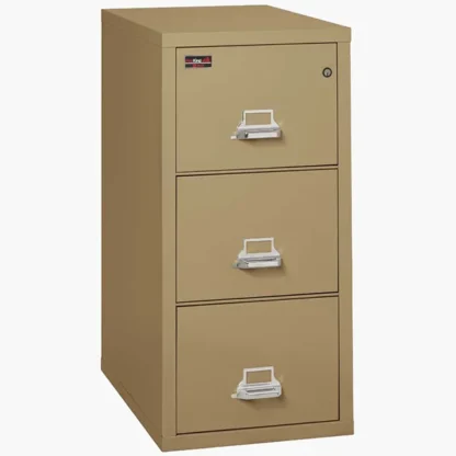 FireKing 3-2144-2 Two-Hour Vertical Fire File Cabinet in Sand with UL High-Security Key Lock