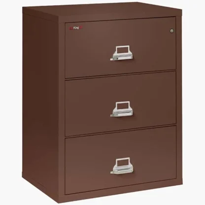 FireKing 3-3122-C Fire File Cabinet in Brown with UL High-Security Key Lock