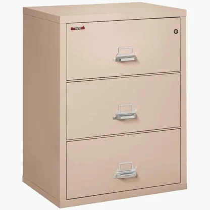 FireKing 3-3122-C Fire File Cabinet in Champagne with UL High-Security Key Lock