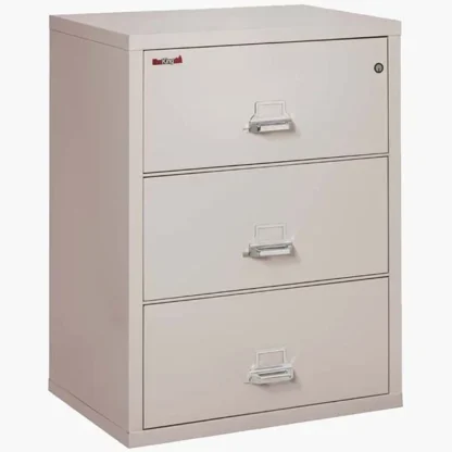 FireKing 3-3122-C Fire File Cabinet in Platinum with UL High-Security Key Lock