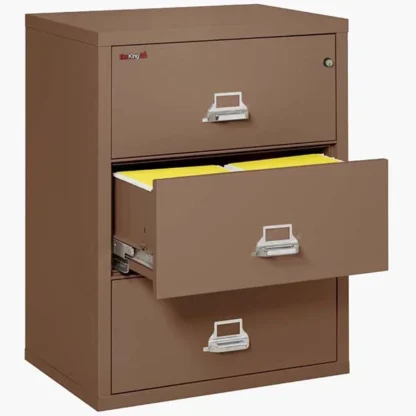 FireKing 3-3122-C Fire File Cabinet in Tan with UL High-Security Key Lock