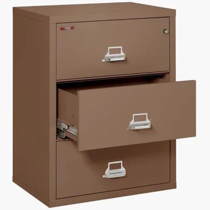 FireKing 3-3122-C Fire File Cabinet in Tan with UL High-Security Key Lock