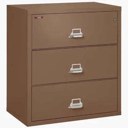 FireKing 3-3822-C Lateral Fire File Cabinet in Tan with UL High-Security Key Lock