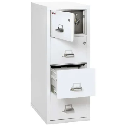 The FireKing 4-2131 CSF Safe in Color Arctic White with UL High-Security Key Lock