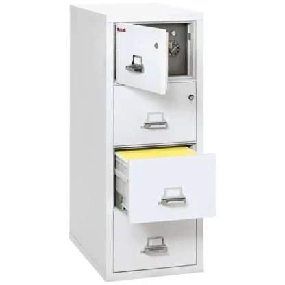 The FireKing 4-2131 CSF Safe in Color Arctic White with UL High-Security Key Lock