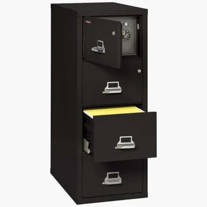 The FireKing 4-2131 CSF Safe in Color Black with UL High-Security Key Lock